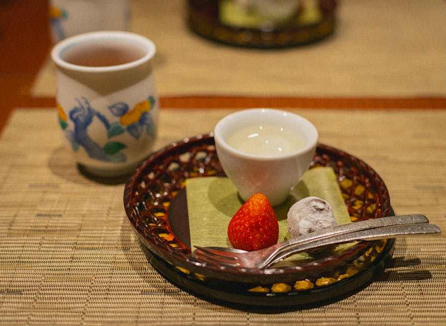 水菓子と煎茶